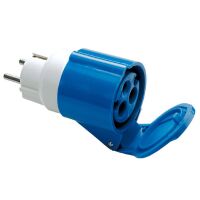 Fanton 73001 - adaptador con enchufe francés/alemán de 16A