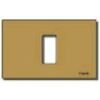 Vimar 08635.BR 8000 - placca in alluminio anodizzato 1 posto bronzo