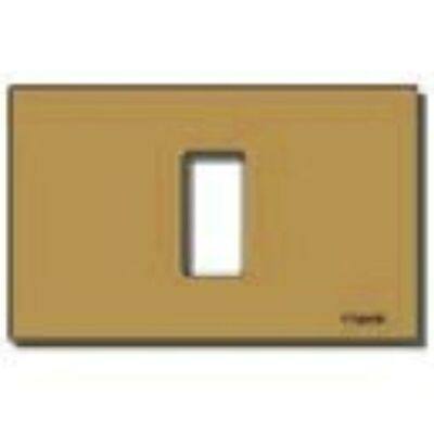 Vimar 08635.BR 8000 - Plaque 1 place en aluminium anodisé bronze