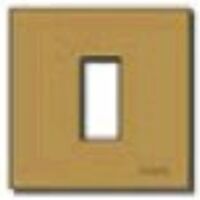 Vimar 08605.BR 8000 - Plaque aluminium clipsable 1 place bronze