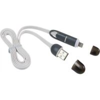 Fanton 82878 - cavo doppio USB lightning e micro USB
