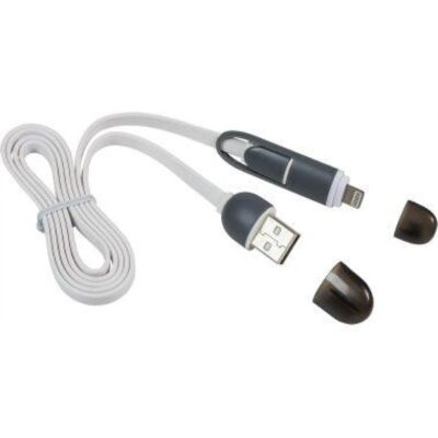 Fanton 82878 - double USB lightning and micro USB cable