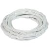 Fanton 93807 - câble tressé en soie blanche 3G1 - 100m