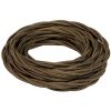 Fanton 93867 - brown silk braid cable 3G1.00