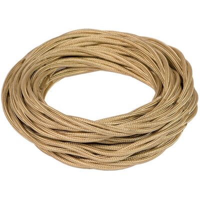 Fanton 93848 - 3G1.50 gold silk braid cable - 100m
