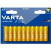 Varta 04106101461 - batteria alcalina stilo AA 1.5V - blister 10 pezzi