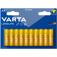Varta 04106101461 - 1.5V AA alkaline battery - blister pack of 10