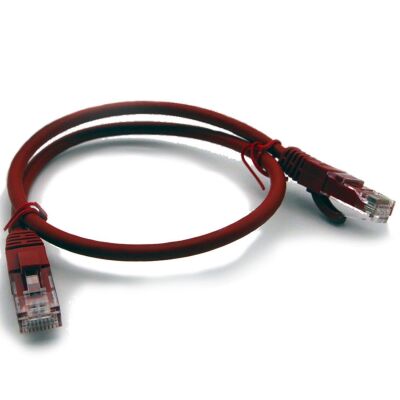 Fanton 23541RO - câble réseau cat6 U/UTP 1m rouge
