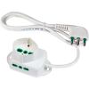 Fanton 42105 - Regleta de 1,5m con enchufe S17, blanca