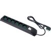 Fanton 410201 - multi-socket with 6 P40 sockets and S17 plug black