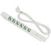 Fanton 23201 - Toma múltiple de 3m con interruptor gris