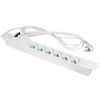 Fanton 23203 - 3m multi-socket with grey circuit breaker