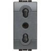 LivingLight Anthracite - bypass socket