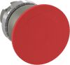 Red snap-on mushroom button