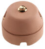 Eurocotto - button with brass-plated terracotta key