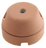 Eurocotto - 6/4 plug terracotta telephone socket