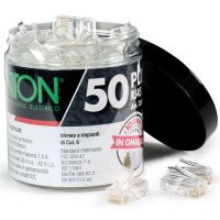 Fanton 23727B - kit de 50 enchufes RJ45 Cat. 6 UTP
