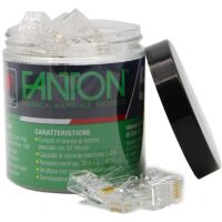 Fanton 23727PB - kit de 50 fiches RJ45 Cat.6 UTP