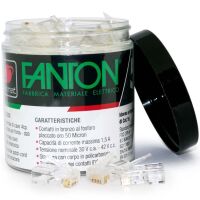 Fanton 23720B - Kit de 50 enchufes UTP RJ45 Cat.5e