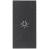 Arke Grigio - tasto assiale simbolo luce