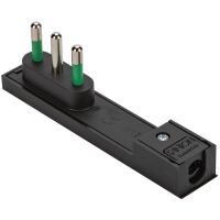 Fanton 80091 - enchufe CLOCK grande negro