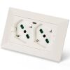 Fanton 421000 - Regleta 3 módulos + USB-C OPERA/PLA blanco