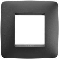 Gewiss GW16122VN Chorus - 2-module satin black plate