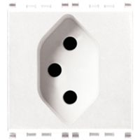 Eikon Bianco - presa svizzera tipo 13