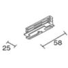 Side 990371 - joint de voie SITRACK blanc