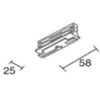 Side 990372 - giunto binario SITRACK nero