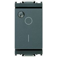 Idea Grigio - interruttore bipolare luminoso