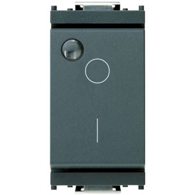 Idea Grigio - illuminated bipolar switch