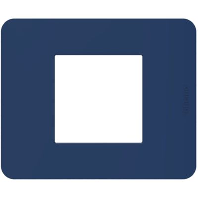 MatixGO - Blue 2-module cover plate - JA4802TB