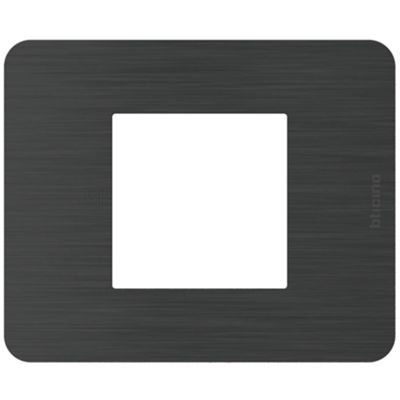 MatixGO - Placca 2 moduli Black Nickel - JA4802EN