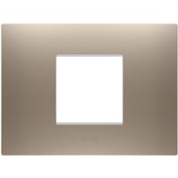 Gewiss GW16002BR Chorus - light bronze 2-module plate