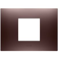 Gewiss GW16002CP Chorus - Placa de cobre de 2 módulos
