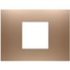 Gewiss GW16002CS Chorus - Placa de cobre ligero de 2 módulos