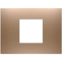 Gewiss GW16002CS Chorus - 2-module light copper plate