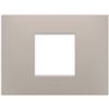 Gewiss GW16002DS Chorus - placca 2 moduli dark sand