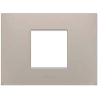 Gewiss GW16002DS Chorus - dark sand 2-module plate