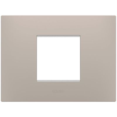 Gewiss GW16002DS Chorus - placa 2 módulos arena oscura