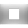 Gewiss GW16002GR Chorus - Placa magnética gris 2 módulos