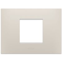 Gewiss GW16002NB Chorus - Plaque beige naturel 2 modules