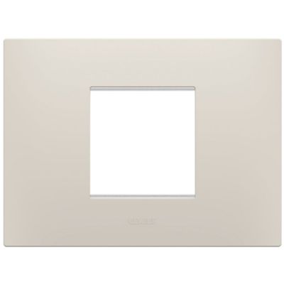 Gewiss GW16002NB Chorus - Placa 2 módulos beige natural