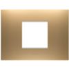 Gewiss GW16002SG Chorus - Placa de oro de 2 módulos