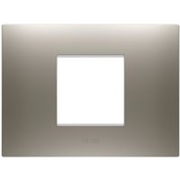 Gewiss GW16002ST Chorus - Plaque d'acier 2 modules