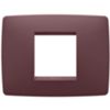 Gewiss GW16102VD Chorus - Placa roja toscana de 2 módulos