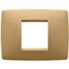Gewiss GW16102VO Chorus - 2-module gold plate