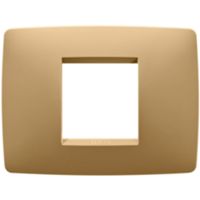 Gewiss GW16102VO Chorus - 2-module gold plate