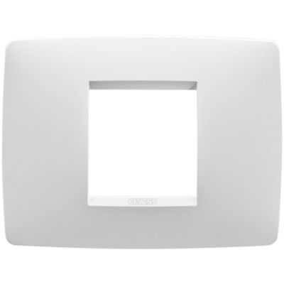 Gewiss GW16102VW Chorus - Placa 2 módulos blanco satinado
